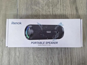 Boxa portabila Rienok S1 Mini - Noua, cutie Sigilata Rezistenta la apa