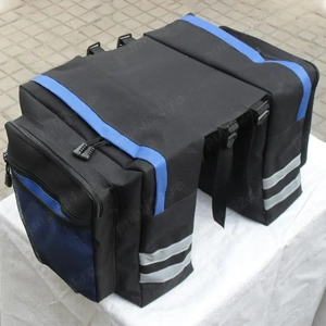 Geanta dubla OneSport pentru portbagaj spate bicicleta, 120lei. - imagine 4