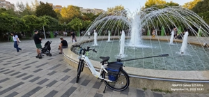 Geanta dubla OneSport pentru portbagaj spate bicicleta, 120lei. - imagine 5