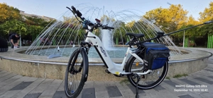 Geanta dubla OneSport pentru portbagaj spate bicicleta, 120lei. - imagine 3