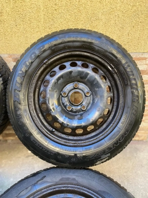 Cauciucuri de iarna 195 65 15 + jante otel 15 vw, Audi, seat, skoda - imagine 3