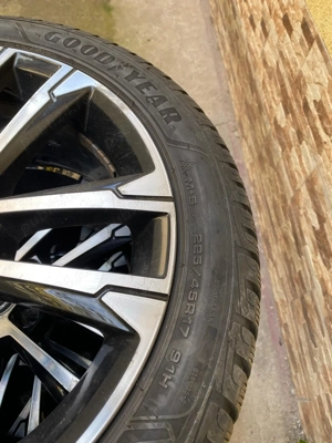 Cauciucuri de iarna 225 45 17+ jante originale Vw 17 5x112  - imagine 6