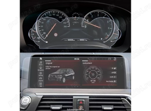 BMW X3 (G01) 2017+ Set (2 buc.) Folii de Protectie Ceasuri si Navigatie 12.3" inch - HD-Premium Foli