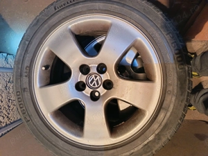 Vând 4buc.jenti VW golf4 aliaj,cu anvelope de vară  - imagine 10