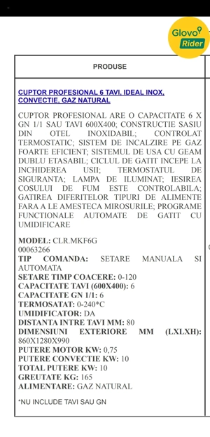 Vând cuptor pe GAZ, URGENT  - imagine 3