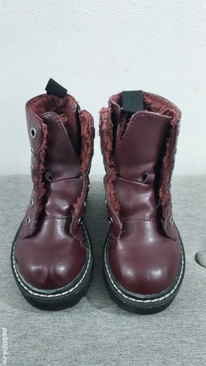 Ghete copii îmblănite, vișinii H&M