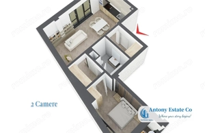 Apartament de vanzare, NOU!, 2 camere, Calea Clujului - Oradea - imagine 2