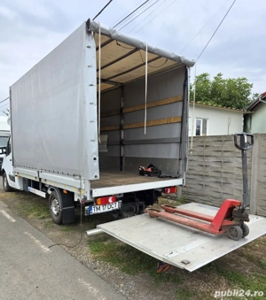 transport marfa  camioneta cu lift