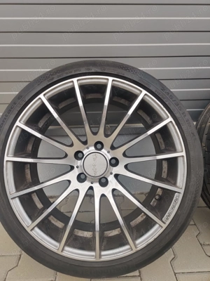 (19" / 5x114.3) Jante Tomason TN9 + Set Anvelope de vara Continental - imagine 2