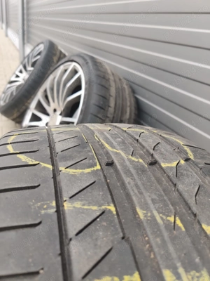 (19" / 5x114.3) Jante Tomason TN9 + Set Anvelope de vara Continental - imagine 5