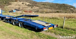 Trailer Remorca Hidraulica   3 auto   utilaje ...