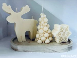 Lumânare decorativă din ceară de soia   cadoul perfect pentru suflet