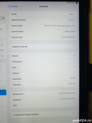 Tableta Apple ipad  12,9 inchi  - imagine 3