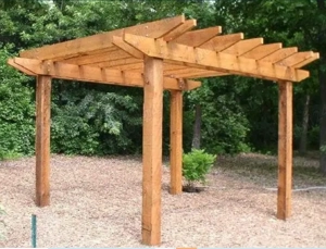 Pergola stil asiatic