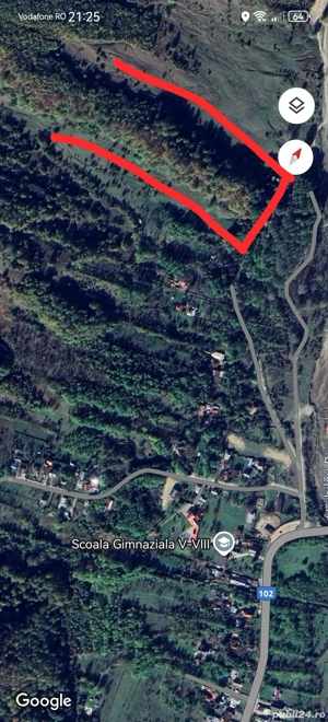 Teren extravilan  Padure  10.000mp