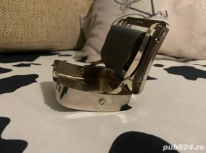 Cutie vintage OCB   metal gravat argintiu - imagine 2