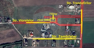 733mp gata de construit/Sanpetru/Front la 3 strazi/Utilitati | Brasov