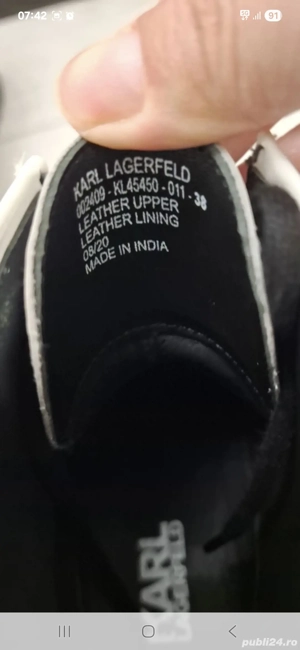 ghete cizme karl lagerfeld 38