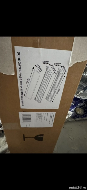 Scurgator Vase pentru corp de 80 cm