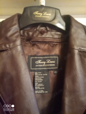 Haină de piele, lungă pentru dame  - imagine 5