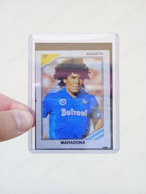Diego Maradona SSC Napoli Sticker - imagine 3