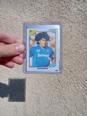 Diego Maradona SSC Napoli Sticker - imagine 4