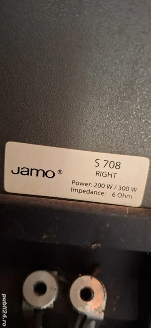 Vând boxe Jamo S 708 cu stație. - imagine 3
