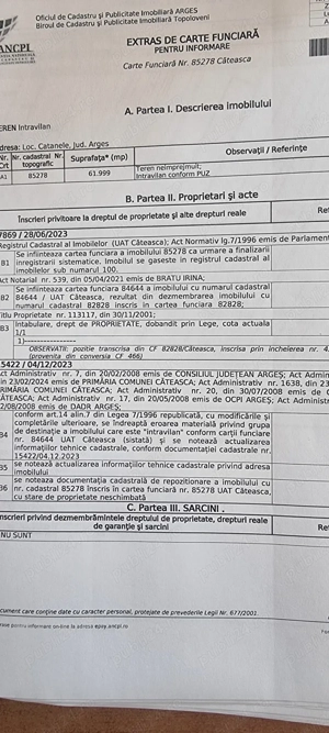 Vand teren curti-constructii, Cateasca, la drumul judetean, 65000 mp - imagine 6