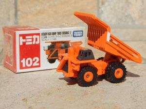 Macheta basculanta Hitachi EH3500AC II Tomica Tomy sc 1:185 cu ambalaj