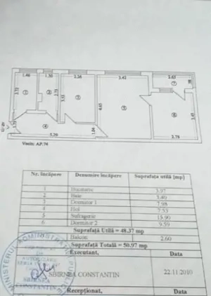 Apartament 3 camere- Tomis Nord -mobilat/utilat  - imagine 7 Apartament 3 camere- Tomis Nord -mobilat/utilat  - imagine 7