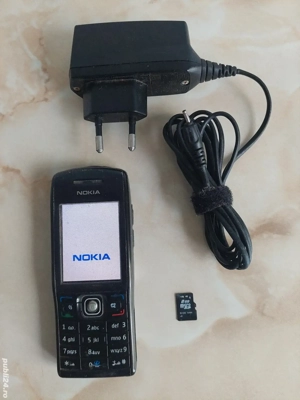 Vând Nokia E50 Black, în stare generală bună + card + încărcător [poze reale]