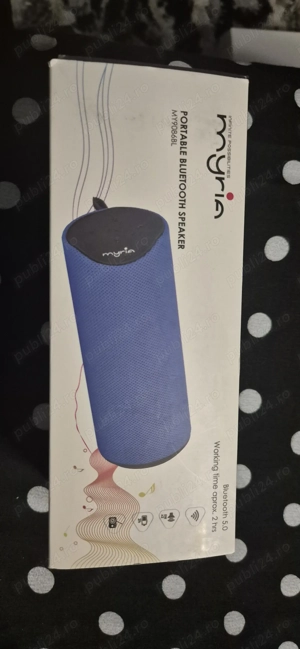 Boxă noua portabilă Myria albastră