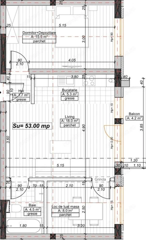 COMISION 0%. La Asfalt. Aproape de Profi. Etaj intermediar. - imagine 2