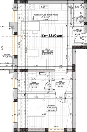 COMISION 0%. La Asfalt. Aproape de Profi. Etaj intermediar. - imagine 3