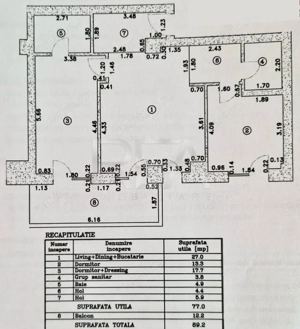 3 camere Cortina 126, Erou Iancu Nicolae, 2023 - imagine 5