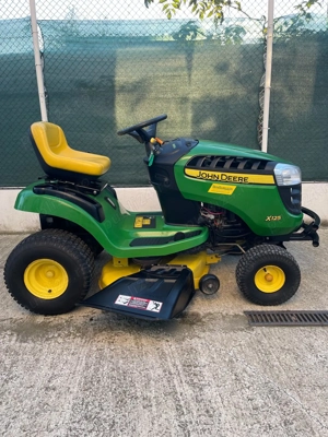 John Deere X125 Original, Tractoras tuns iarba