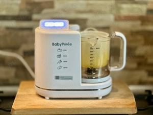 Aparat de gatit cu aburi, procesator hrana, 6 functii, bebelusi, garantie