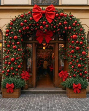 Decoaratiuni Cladiri Craciun 