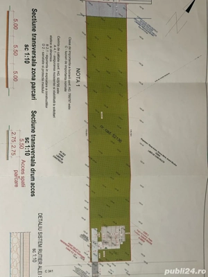  Ofertă Imobiliara !! Vând teren intravilan stradal !  - imagine 5