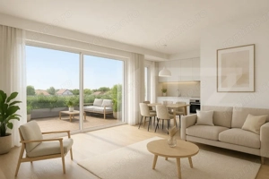 Penthouse de vanzare cu 3 camere, 58 mp, cu terasa panoramica, zona Ciarda Rosie