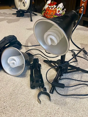 Kit 2 lampi cu lumina continua pentru fotografie de produs 220V