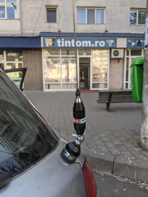 Antena CB + Suport Porbagaj Haion Fluture Rabatabila + Cablu 5 metri - imagine 2