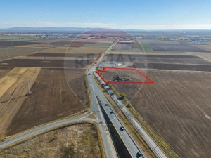 Teren intravilan 13.482 mp pe Centura Nord Arad, front 188 m - imagine 2