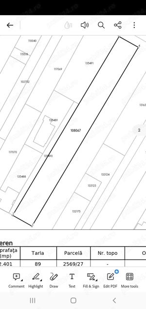 Teren intravilan 2400 mp.Sibiu.