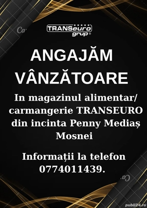 Angajam vanzatoare 