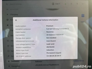 SOH 93.2% Certificat Baterie Model 3 Long Range Dual Motor Autopilot Conectivitate si SunetPremium - imagine 15