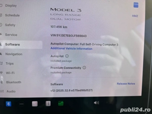 SOH 93.2% Certificat Baterie Model 3 Long Range Dual Motor Autopilot Conectivitate si SunetPremium - imagine 18