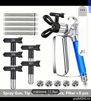 pistol pentru vopsit  cu presiune 