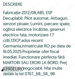 Opel astra j  1.7CDTI Euro5