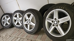 Vând jante 5x112 R16 gama VAG,echipate cu anvelope de iarnă 